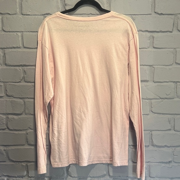 NWOT Aeropostale Light Pink Graphic Long Sleeve Tee size L - Picture 6 of 7